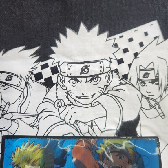 Anime Naruto T-Shirt Holograph Image Changing Youth XL 14-16 Rare - Picture 4 of 16